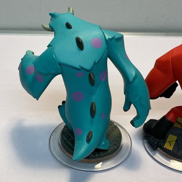 Disney Infinity Incredibles Sully Jack Sparrow Nintendo Wii U Bolt Donald Duck - Picture 11 of 13